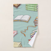Motif de livre (Serviette à main)