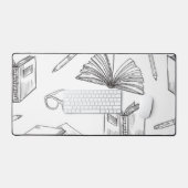 Motif de livre (Clavier et souris)
