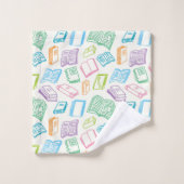 Motif de livre (Gant de toilette)
