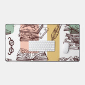Motif de livre (Clavier et souris)