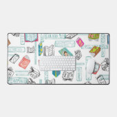 Motif de livre (Clavier et souris)