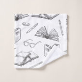 Motif de livre (Gant de toilette)