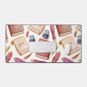 Motif de livre (Clavier et souris)