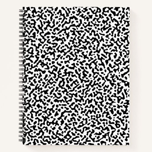 Motif de livre de composition inversé noir (Devant)