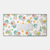 Motif De Llamas, Cute Llamas, Alpacas, Fleurs (Clavier et souris)