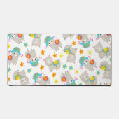 Motif De Llamas, Cute Llamas, Alpacas, Fleurs (Recto)