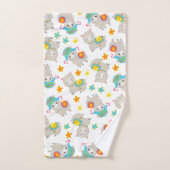 Motif De Llamas, Cute Llamas, Alpacas, Fleurs (Serviette à main)