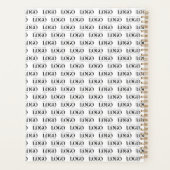 Motif de logo Entreprise Rectangle personnalisé (Dos)