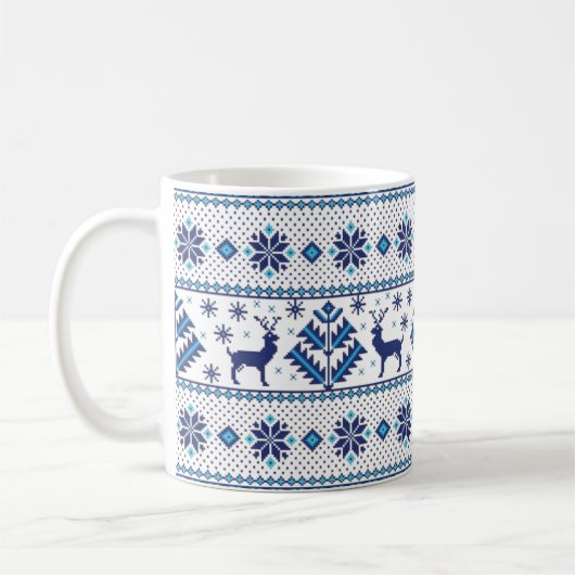 Motif de l'ornement populaire de café Mug (Gauche)