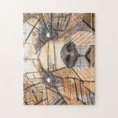 Motif de l'ours Puzzles murales Artwork complexe J (Vertical)
