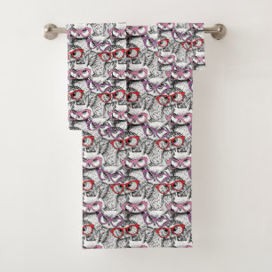 Motif de lunettes de hibou