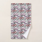 Motif de lunettes de hibou (Serviette à main)