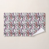 Motif de lunettes de hibou (Serviette à main)