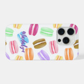 motif de macarons colorés (Verso Horizontal)