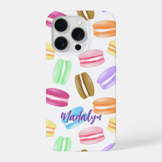 motif de macarons colorés (Verso)