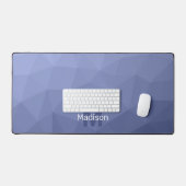 Motif de maillage géométrique dégradé gris bleu (Clavier et souris)
