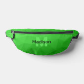 Motif de maillage géométrique dégradé vert (Poser)