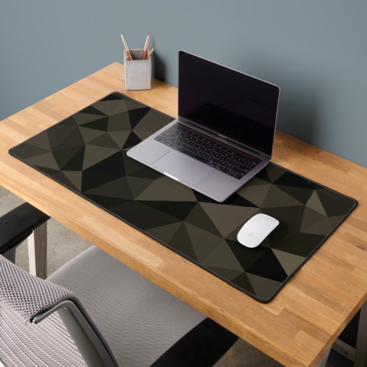 Motif de maillage géométrique noir foncé (Bureau 2)