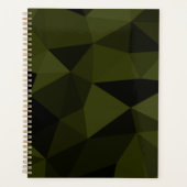 Motif de maillage géométrique noir foncé de l'armé (Devant)