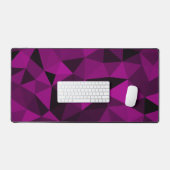 Motif de maillage géométrique rose noir (Clavier et souris)