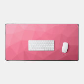 Motif de maillage géométrique rose rose clair (Clavier et souris)