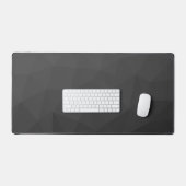 Motif de maille géométrique à dégradé gris foncé (Clavier et souris)