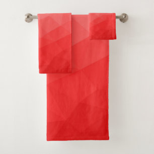 Motif de maille géométrique à dégradé rouge