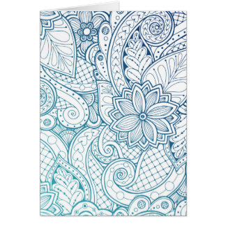 Motif de mandala à fleurs ethniques