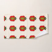 Motif de mandala floral (Serviette à main)