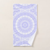 Motif de mandala Rêve de pervenche (Serviette à main)
