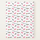 Motif De Maquillage Et Lèvres Roses Nom Personnali (Dos)