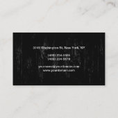 Motif de maquillage Script Carte de visite (Dos)