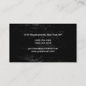 Motif de maquillage Script Carte de visite (Dos)