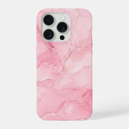 Motif de marbre à l'aquarelle rose (Verso)