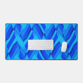 Motif de marbre bleu cobalt complexe (Clavier et souris)