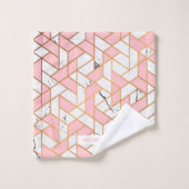 Motif de marbre géométrique (Gant de toilette)