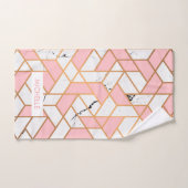 Motif de marbre géométrique (Serviette à main)