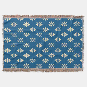 Motif de marguerite bleu Lancer la couverture