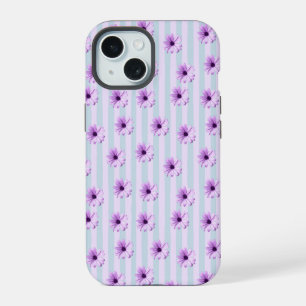 Motif de marguerite bleue et violette