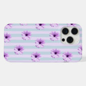 Motif de marguerite bleue et violette (Verso Horizontal)