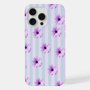 Motif de marguerite bleue et violette