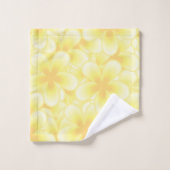 motif de marguerite jaune (Gant de toilette)