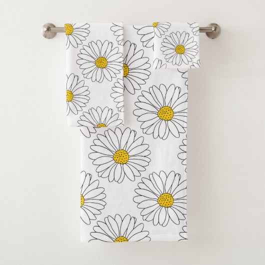 Motif de marguerite jaune blanc (En situation)