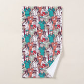 Motif de médecin et de chirurgien (Serviette à main)