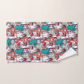 Motif de médecin et de chirurgien (Serviette à main)