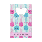 Motif de méduses, Mignonne méduse, Mer, Votre nom (Dos)