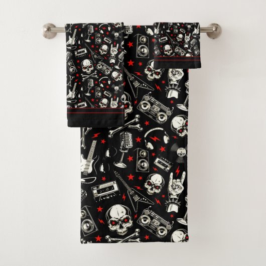 Motif de métaux lourds rétro (En situation)