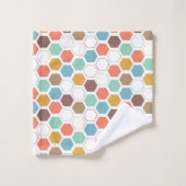Motif de module de ruche d'abeille (Gant de toilette)