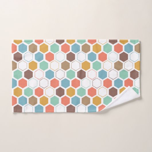 Motif de module de ruche d'abeille (Serviette à main)