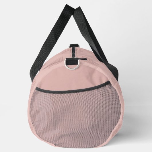 Motif de mongramme rose, sacs de duffice de danse (Droite)
